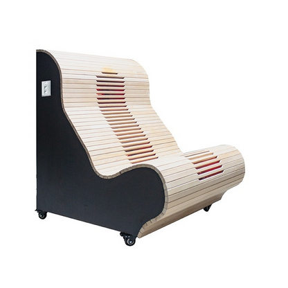 Fauteuil infrarouge BOREAL® LOUNGE IR en bois Hemlock du Canada