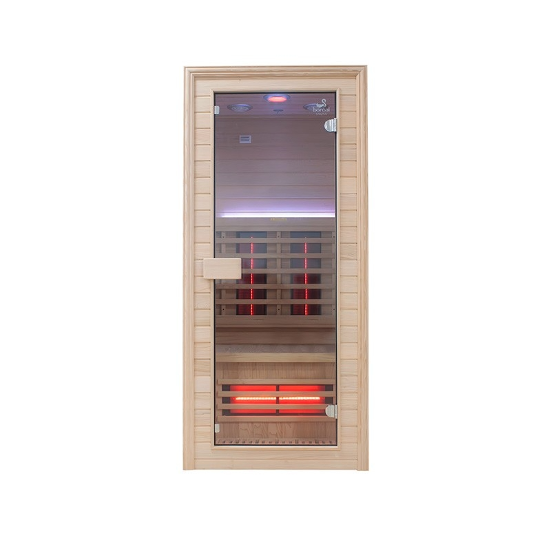 Sauna Infrarouge Diffusion 90 à spectre Complet - 90 x 90 x 205