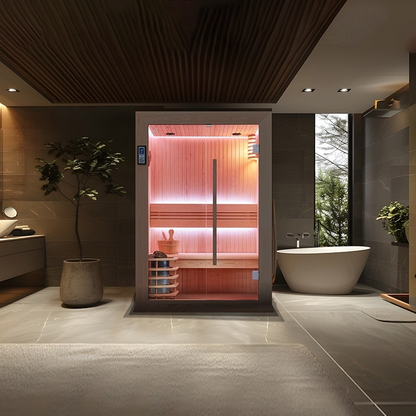 Sauna SIBERIA 130 - 2 places - 130 X 110 X 190
